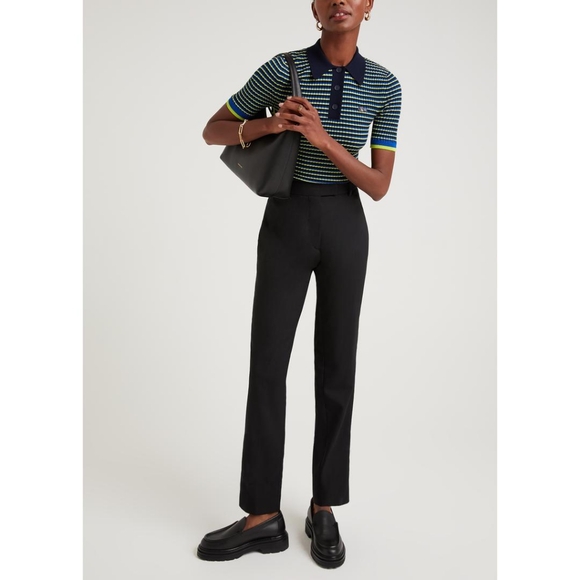 AUTHENTIC LACOSTE X GOOP, WOMEN’S MULTI-COLOR SHORT SLEEVE POLO-SIZE 10 - Picture 11 of 12